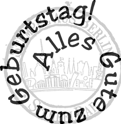 Bild 1 von StempelBar Ministempel - Alles Gute zum Geburtstag!