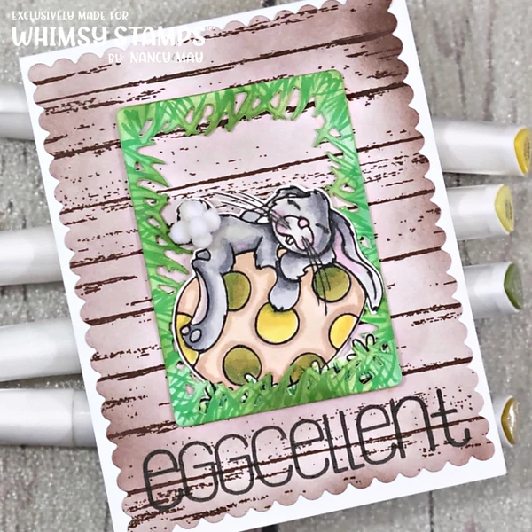 Bild 1 von Whimsy Stamps Clear Stamps - Hoppy Floppy Bunnies - Ostern Hase