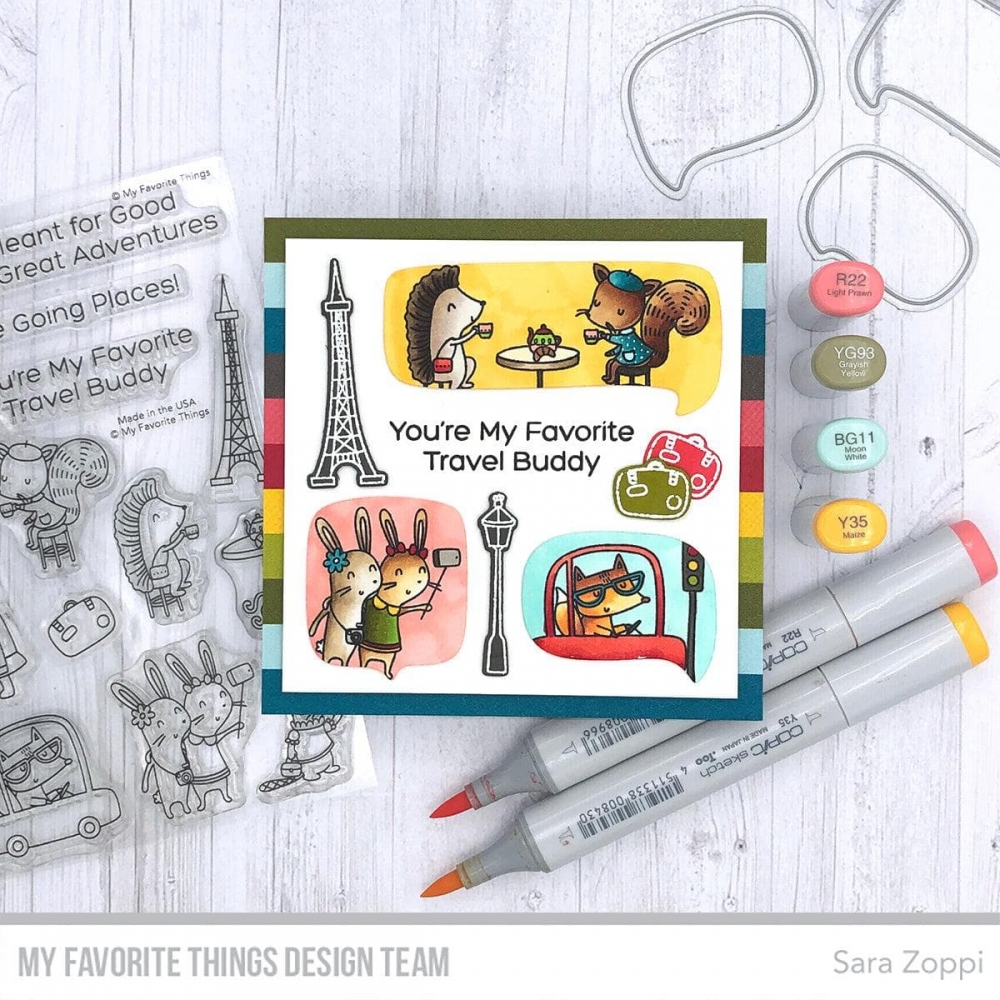 Bild 1 von My Favorite Things - Clear Stamps Travel Buddies - Reise