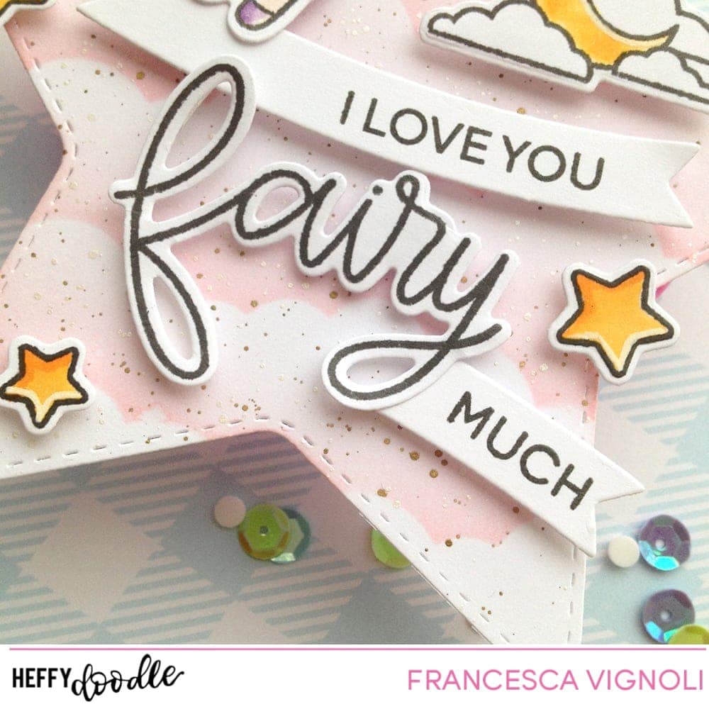 Bild 1 von Heffy Doodle Clear Stamps Set - Absotoothly Awesome - Stempel Zahnfee