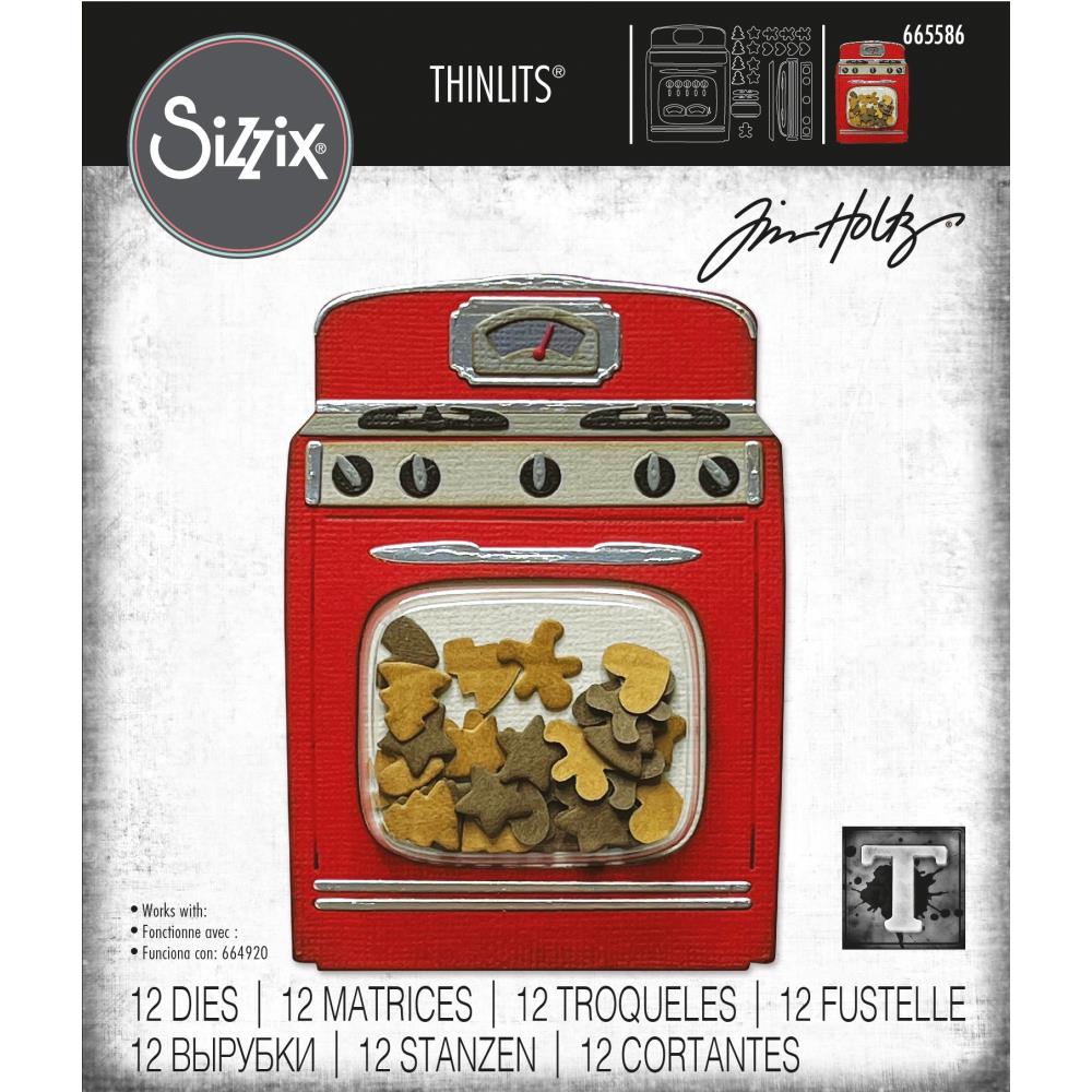 Bild 1 von Sizzix Thinlits Die by Tim Holtz - Stanzschablone - Retro Oven - Ofen
