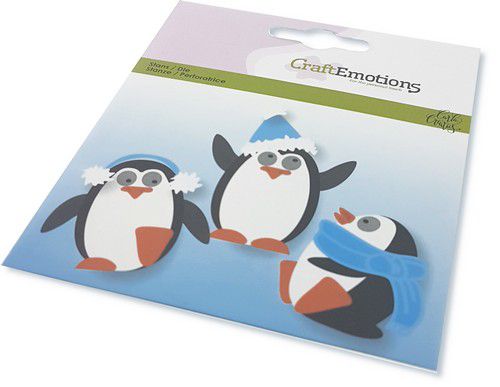 Bild 1 von CraftEmotions Die Penguïn Card Carla Creaties - Stanzschablone Pinguin