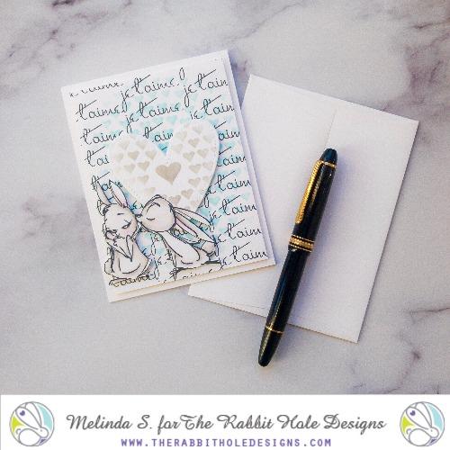 Bild 1 von The Rabbit Hole Designs Clear Stamps  - Je t'aime - Häschen