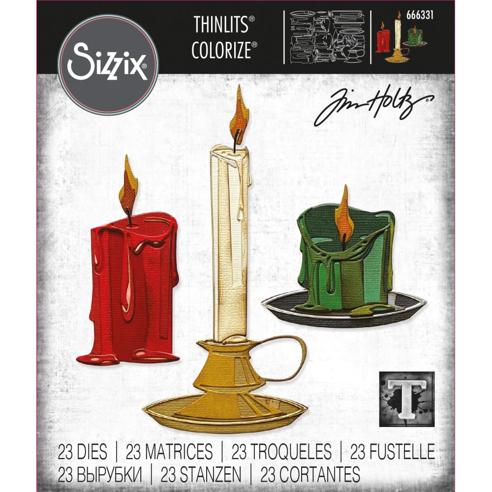 Bild 1 von Sizzix Thinlits Die by Tim Holtz - Stanzschablone - Candleshop, Colorize