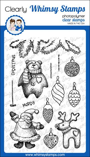 Bild 1 von Whimsy Stamps Clear Stamps - Tattered Christmas - Weihnachten