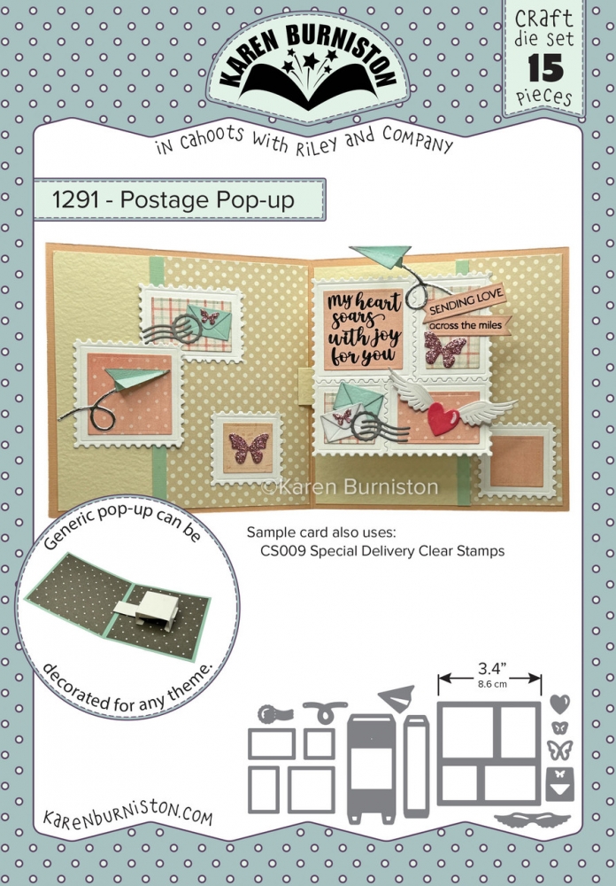 Bild 1 von Karen Burniston Dies  Stanzen - Postage Pop-Up