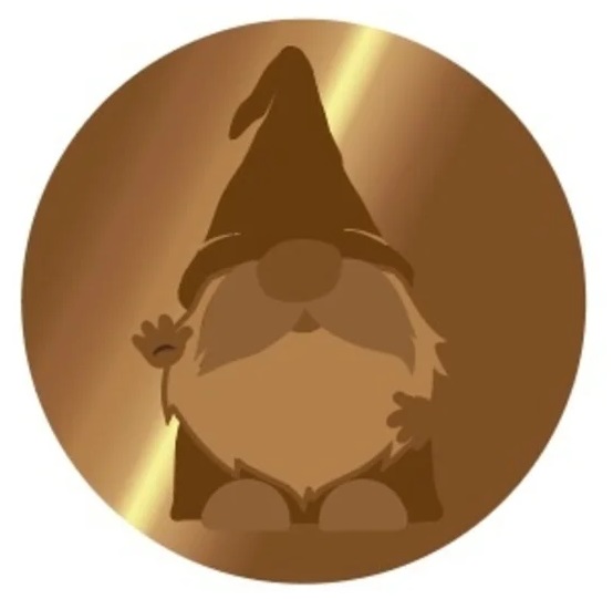 Bild 1 von CarlijnDesign Waxzegel 30 Gnome man + handvat - Wachssiegel - Gnom