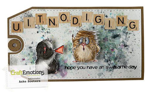 Bild 1 von CraftEmotions Stempel - Clear Stamps A6 - Guinea pig 7 Carla Creaties
