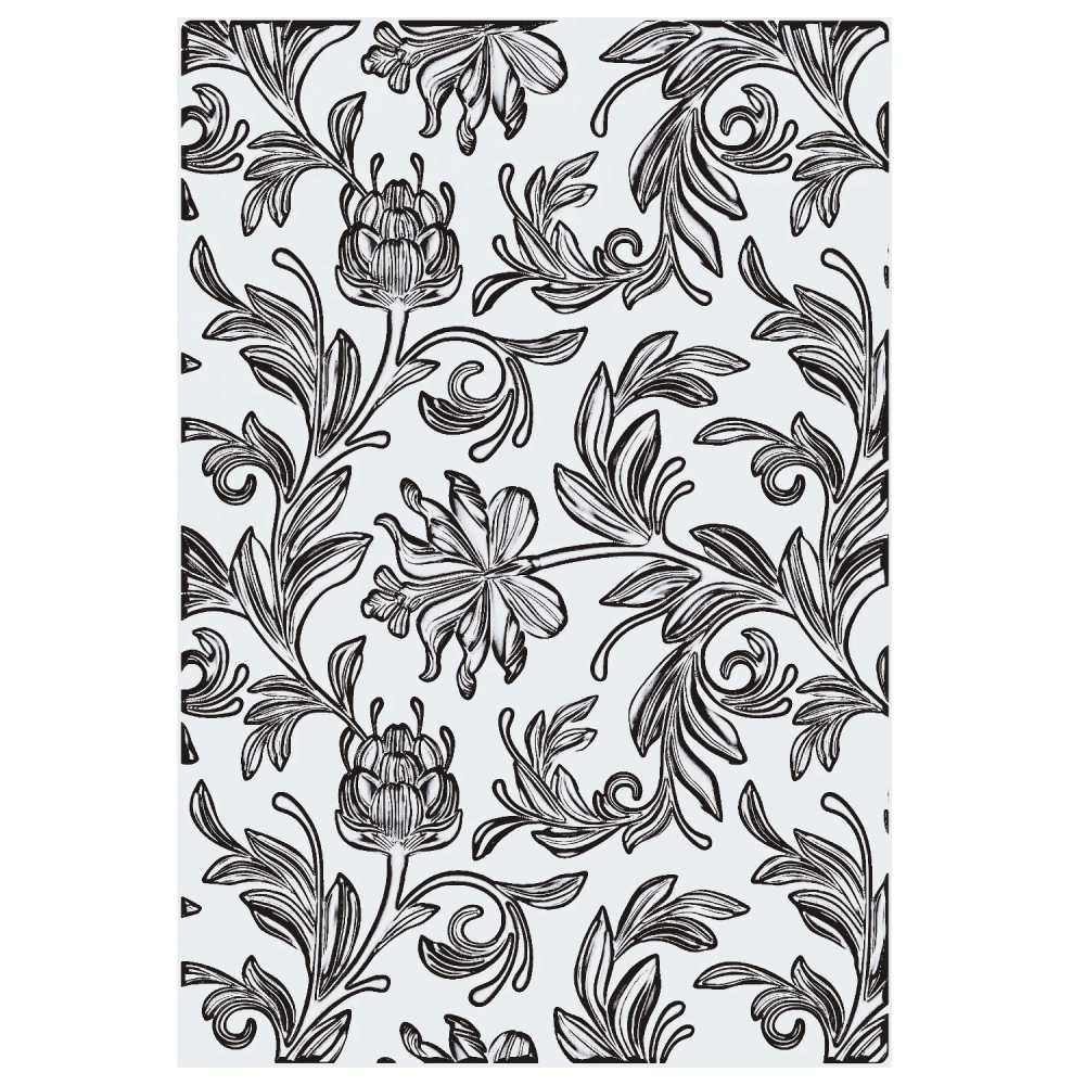 Bild 1 von Sizzix 3-D Texture Fades Embossing Folder  by Tim  Holtz - Prägefolder - Botanical Large/A5