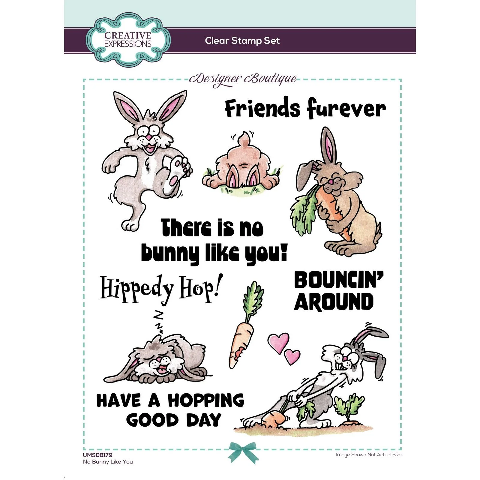 Bild 1 von Creative Expressions • Clear Stamps Designer Boutique Collection No Bunny Like You