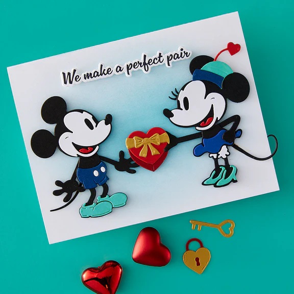 Bild 1 von Spellbinders Classic Mouse Love Etched Dies - Stanz-Set Classic Mouse Liebe