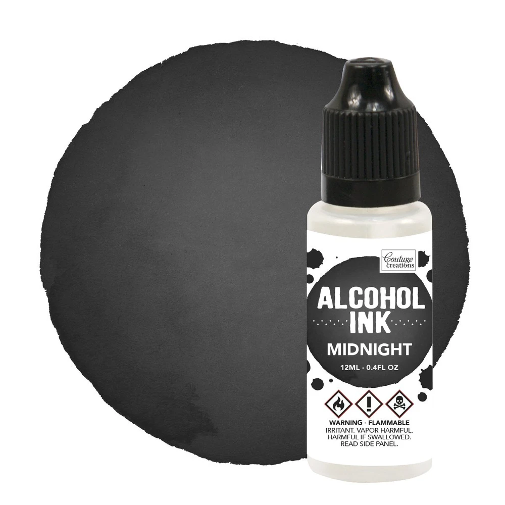 Bild 1 von Couture Creations - Alcohol Inks  / (Farbe) Midnight / Pitch Black