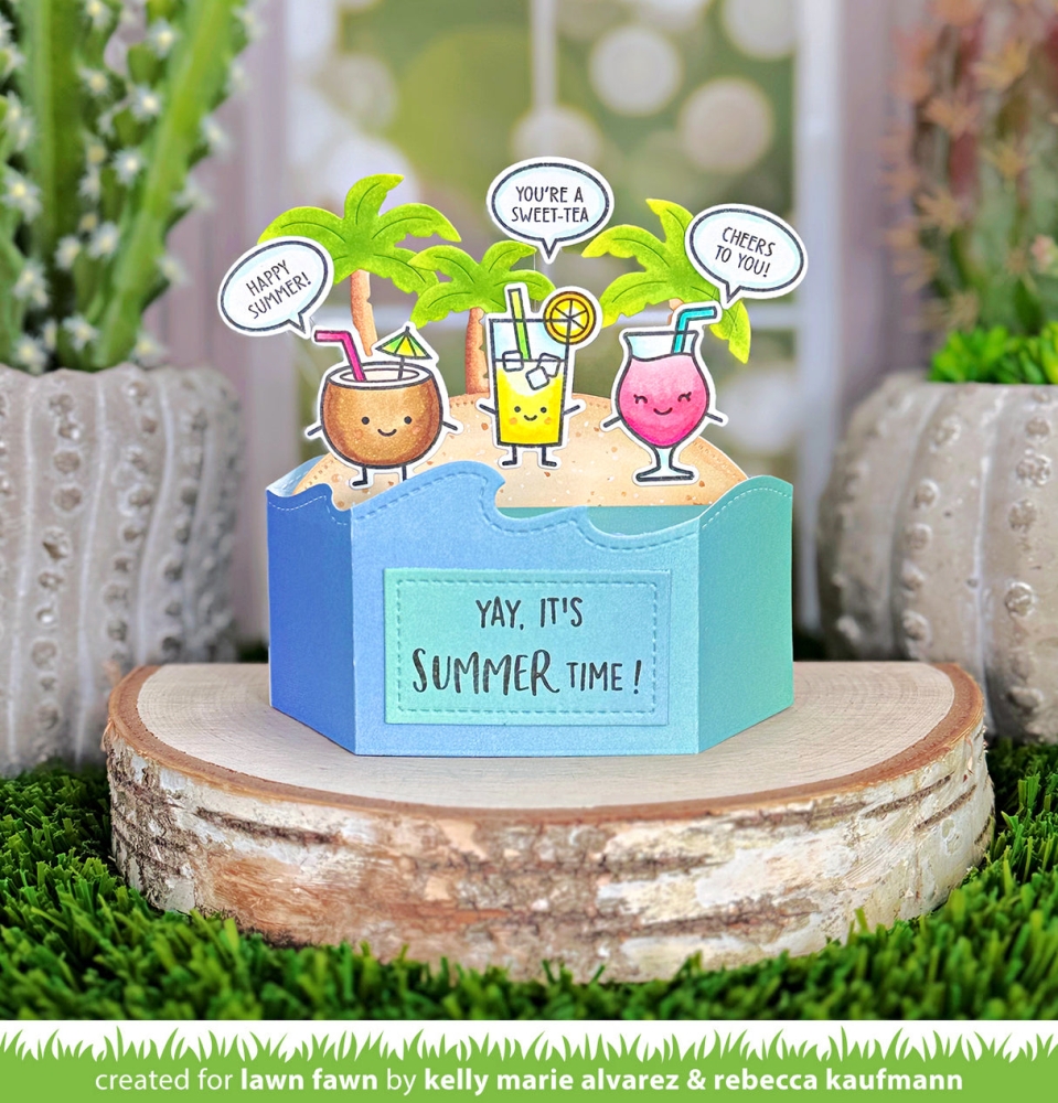 Bild 1 von Lawn Fawn Cuts  - Stanzschablone platform pop-up wave wrap around
