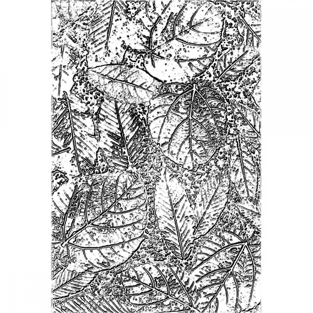 Bild 1 von Sizzix 3-D Texture Fades Embossing Folder by Tim Holtz - Prägefolder - Foliage, Blätter