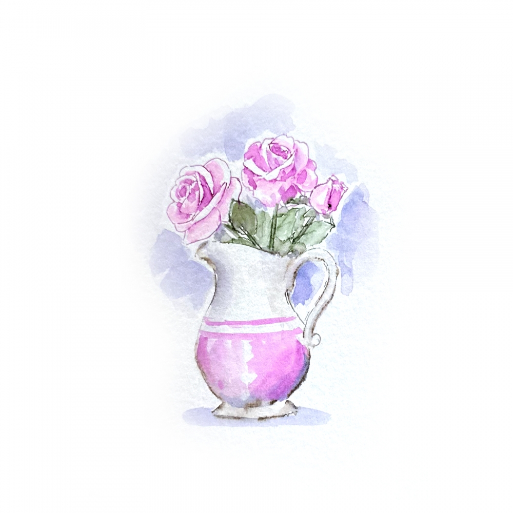 Bild 1 von Art Impressions Stempelgummi Watercolor Rose Set