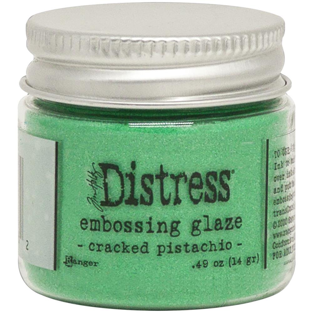 Bild 1 von Tim Holtz Distress Embossing Glaze -Embossingpulver - Cracked Pistachio