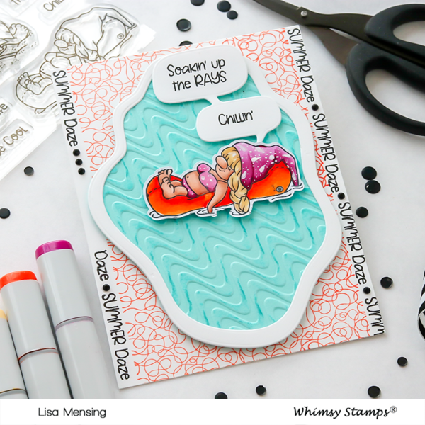 Bild 1 von Whimsy Stamps Clear Stamps - Gnomes at the Beach - Strand