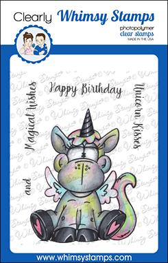 Bild 1 von Whimsy Stamps Clear Stamps - Unicorn Kisses - Einhorn