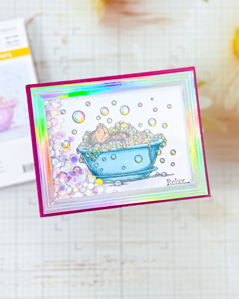 Bild 1 von Spellbinders Spa Day Cling Rubber Stamp Set - House Mouse Stempelgummi