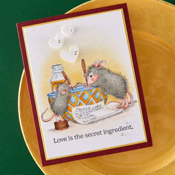 Bild 1 von Spellbinders Secret Ingredient Cling Rubber Stamp Set - House Mouse Stempelgummi