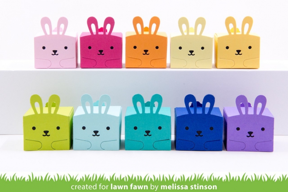 Bild 1 von Lawn Fawn Cuts  - Stanzschablone Tiny Gift Box Bunny add-on Hase