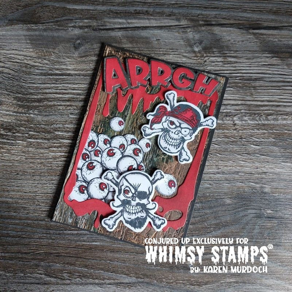Bild 1 von Whimsy Stamps Die Stanze  -  Arrgh Word and Shadow Die Set