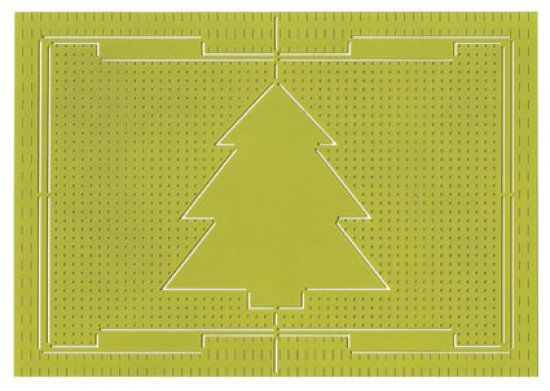 Bild 1 von Metallschablone Weihnachtsbaum