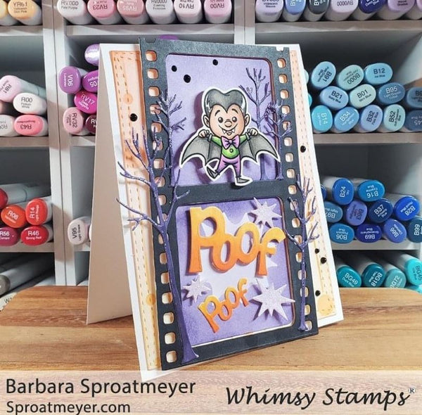Bild 1 von Whimsy Stamps Die Stanze  -  Poof! Word - Poof! Wort