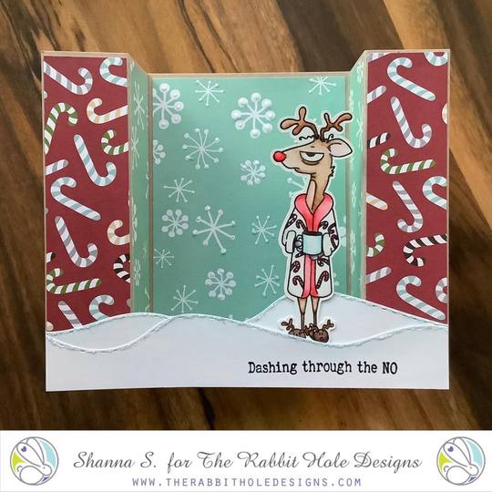 Bild 1 von The Rabbit Hole Designs Clear Stamps  - Caffeinated - Reindeer - Rentier