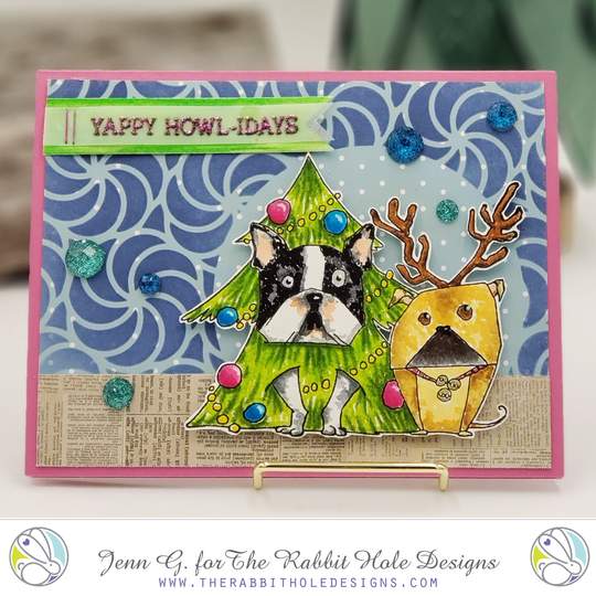 Bild 1 von The Rabbit Hole Designs Clear Stamps - Pawlidays - Weihnachten Hunde