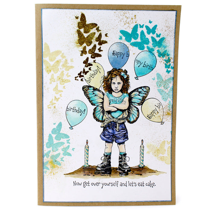 Bild 1 von Cosmic Shimmer Pre Cut Stamp - Gummistempel - Andy Skinner Princess Attitude
