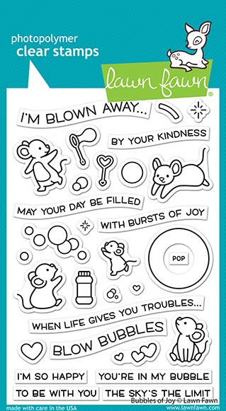 Bild 1 von Lawn Fawn Clear Stamps  - Clearstamp bubbles of Joy