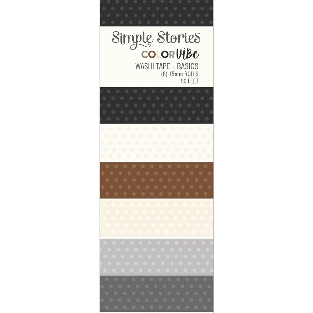 Bild 1 von Simple Stories Washi Tape - Color Vibe - Basics