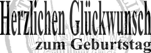 Bild 1 von StempelBar Stempelgummi Herzlichen Glückwunsch zum Geburtstag