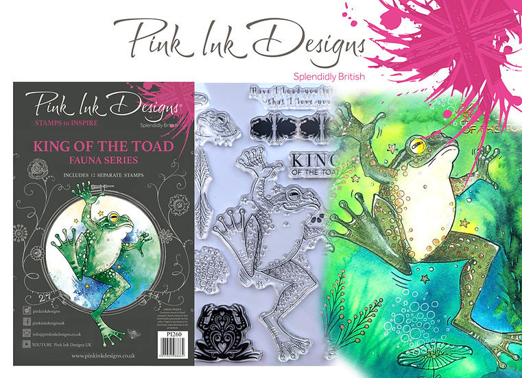 Bild 1 von Pink Ink Designs - Stempel  King Of The Toad - Frosch