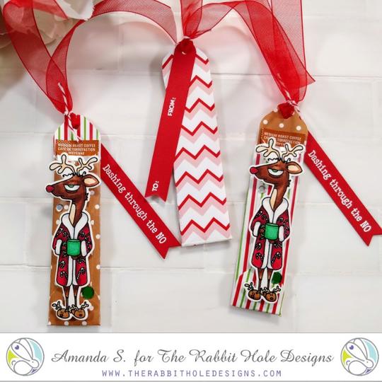 Bild 1 von The Rabbit Hole Designs Clear Stamps  - Caffeinated - Reindeer - Rentier