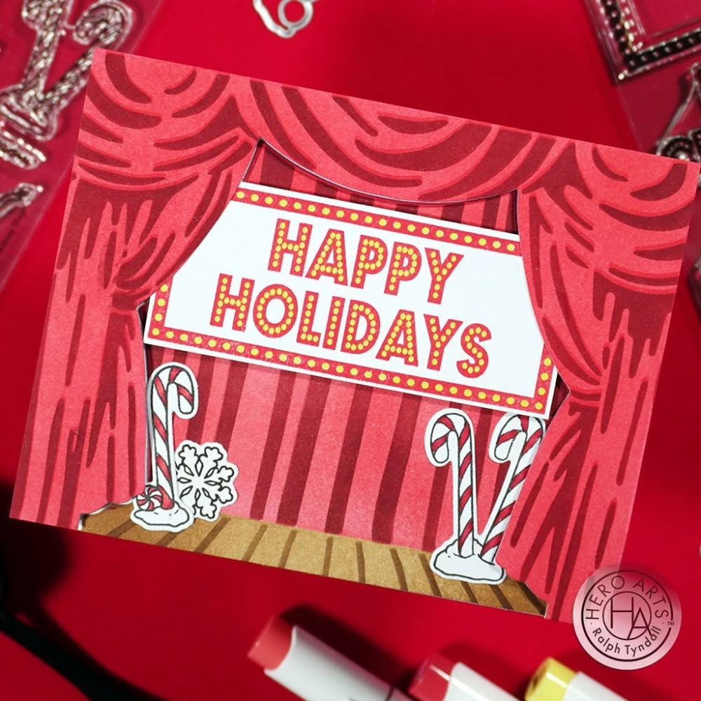 Bild 1 von Hero Arts Clear Stamps - Holiday Marquee Messages - Weihnachtstexte