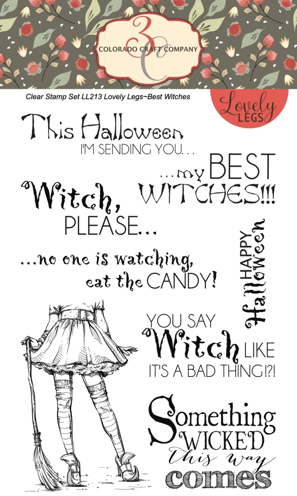 Bild 1 von Colorado Craft Company Clear Stamps - Lovely Legs~Best Witches