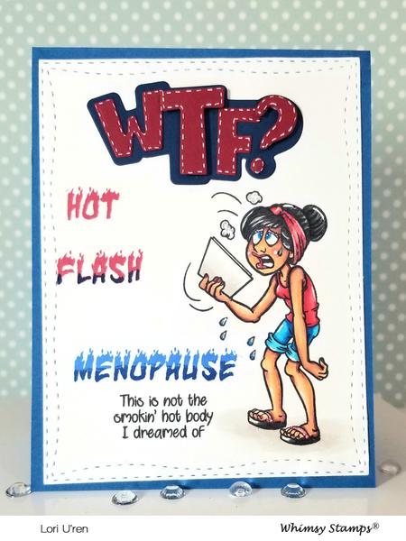 Bild 1 von Whimsy Stamps Die Stanze  - WTF? Word and Shadow Die Set