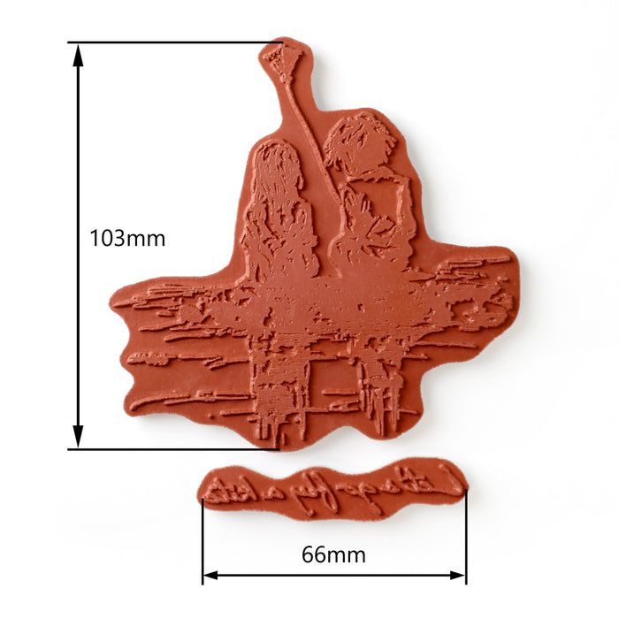 Bild 1 von Cosmic Shimmer Pre Cut Stamp - Gummistempel - Andy Skinner Let's Go Fly A Kite