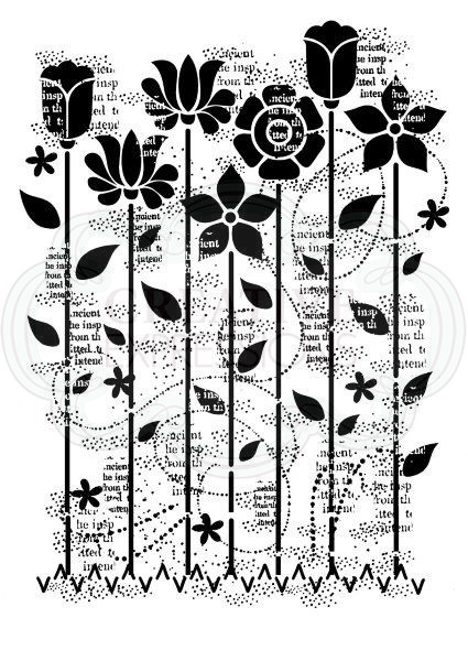 Bild 1 von WOODWARE Clear Stamps  Clear Magic Singles Dreamy Garden - Blumen Garten