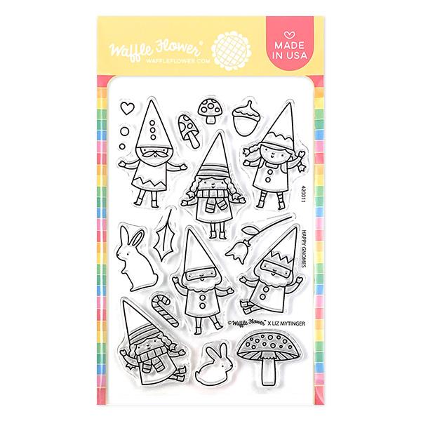 Bild 1 von Waffle Flower Happy Gnomes Stamp Set - Stempel