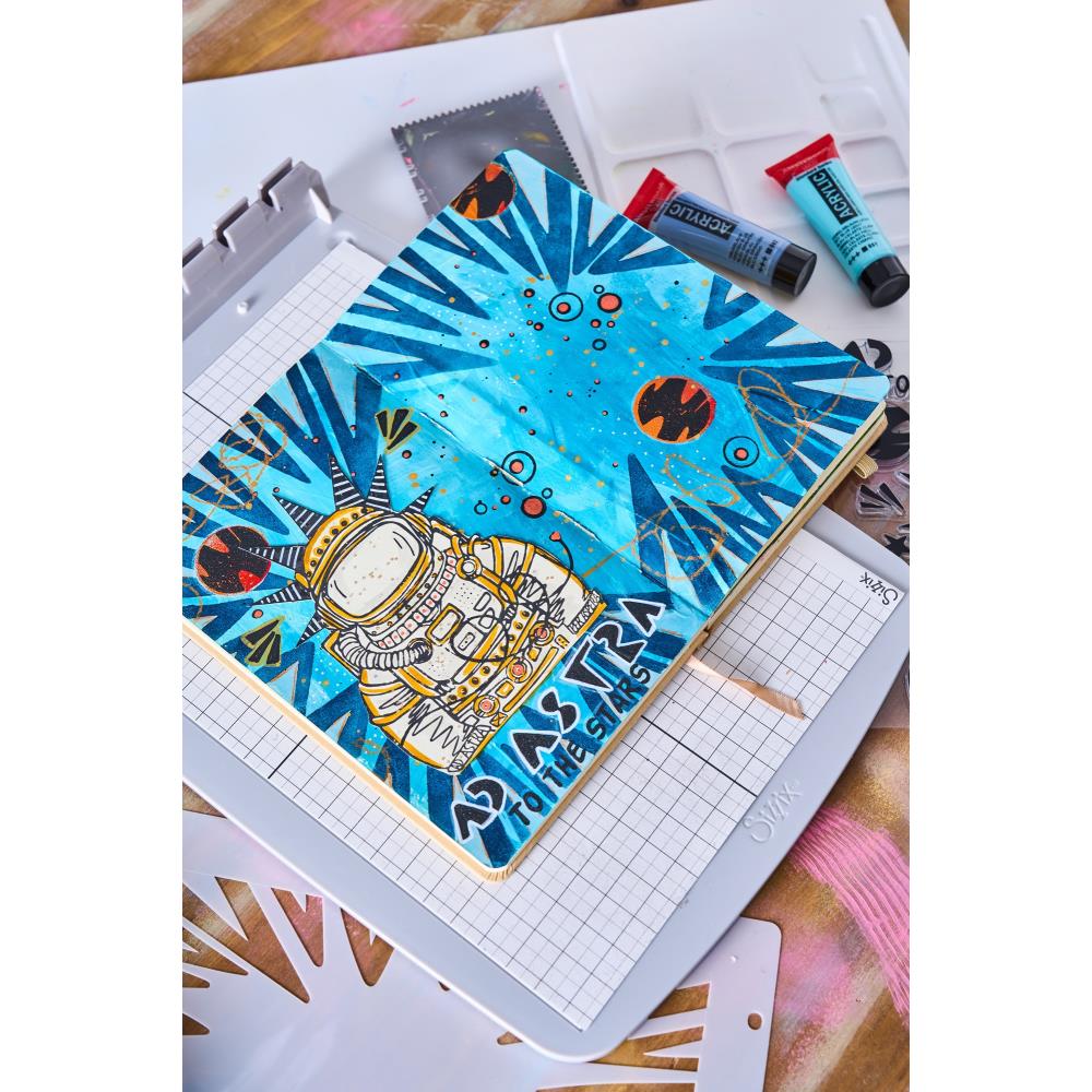 Bild 1 von Sizzix Studio Clear Stamps Set - Stencil/Stempel - Ad Astra by Cat Kerr