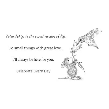Bild 1 von Spellbinders  Sweet Nectar Cling Rubber Stamp Set - House Mouse Stempelgummi