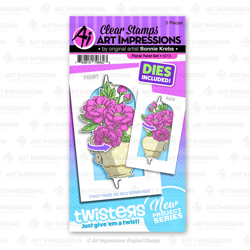 Bild 1 von Art Impressions Twisters Stamp & Die Set - Floral Twist Set