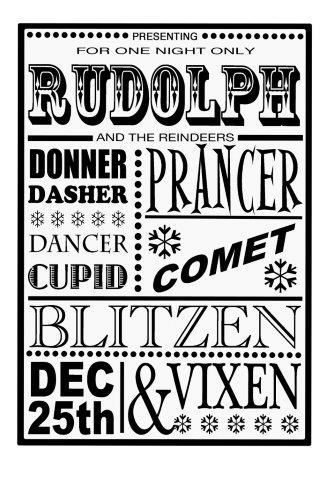 Bild 1 von WOODWARE Clearstamps  Clear Magic Singles  For One Night Only - Weihnachten