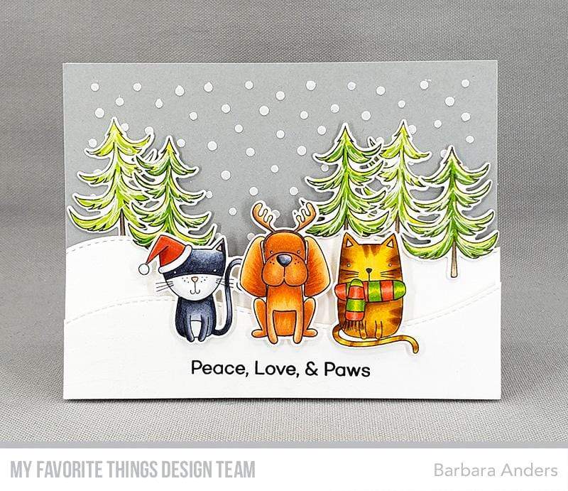 Bild 1 von My Favorite Things - Clear Stamps Peace, Love, & Paws - Hund, Katze