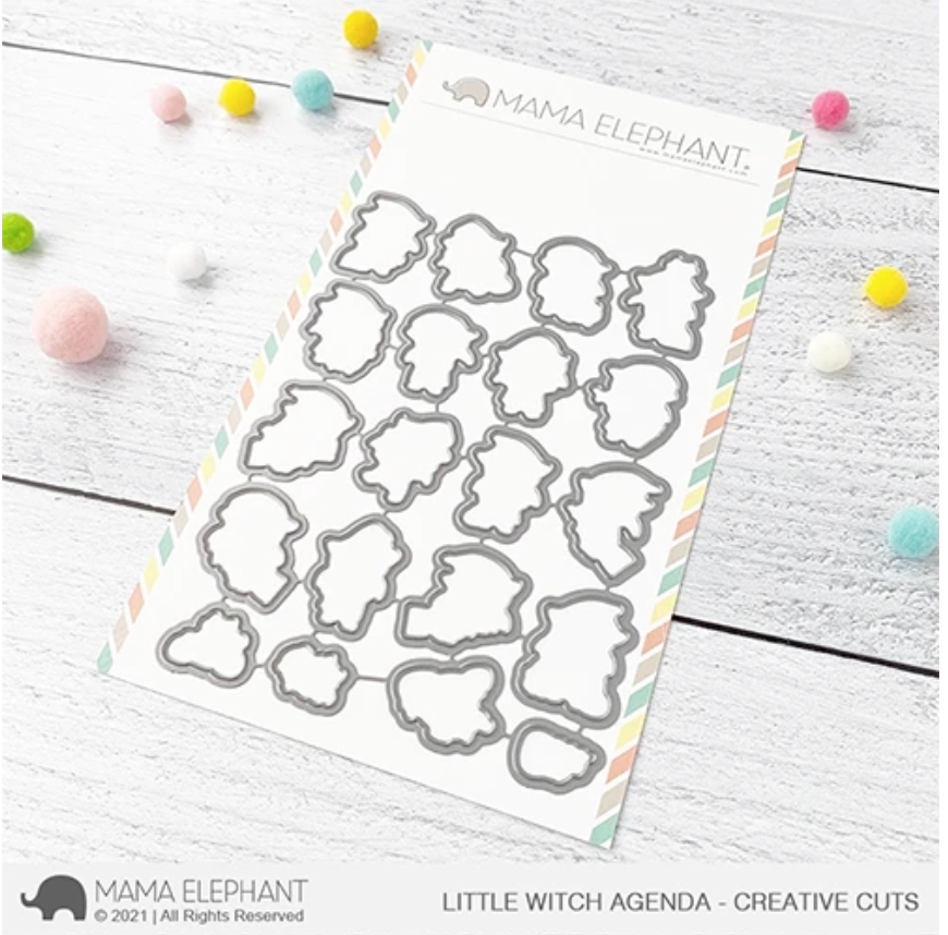 Bild 1 von Mama Elephant - LITTLE WITCH AGENDA - CREATIVE CUTS - Stanze Hexen
