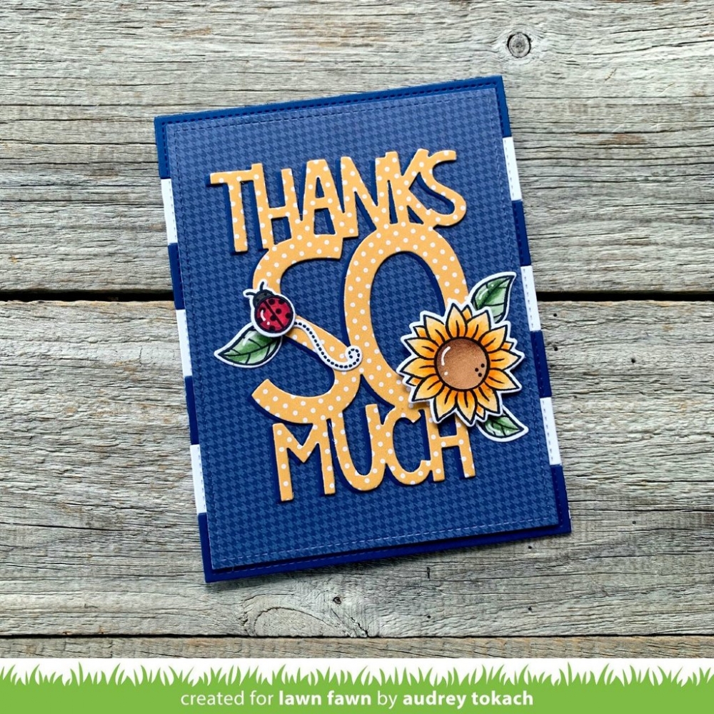 Bild 1 von Lawn Fawn Cuts  - Stanzschablone Giant Thanks So Much - Danke