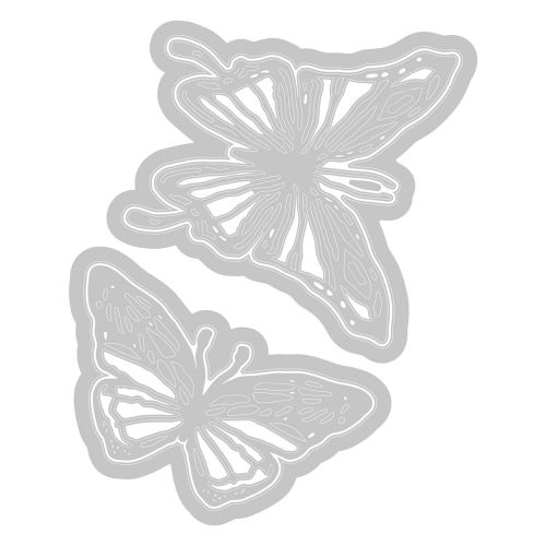 Bild 1 von Sizzix Thinlits Die by Tim Holtz - Stanzschablone - Vault Scribbly Butterfly